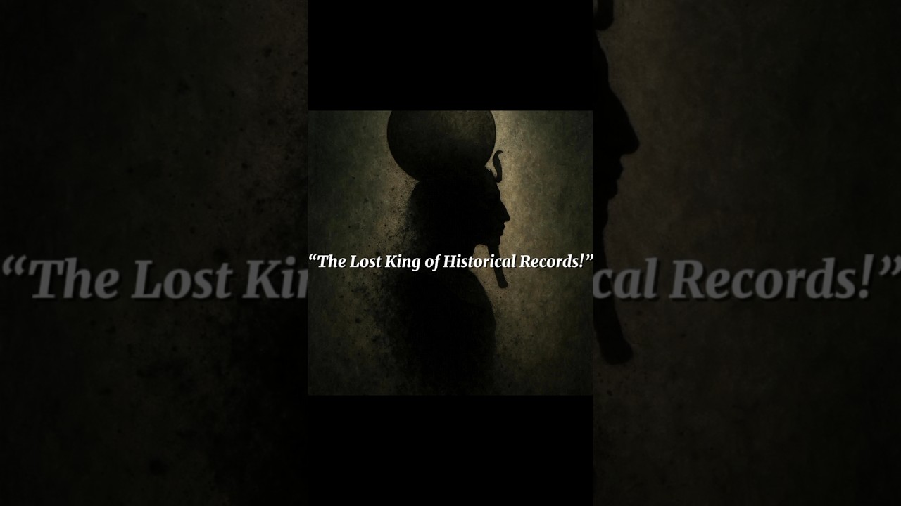 “The Lost King of Historical Records!”👑🏜️. 