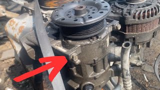 A/C Compressor Dodge Caliber 2.4L 2007-2012 Location and Replacement 2007 Dodge Caliber A C Compressor