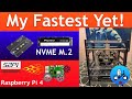 SUPERFAST storage NVME M.2. Raspberry Pi 4.