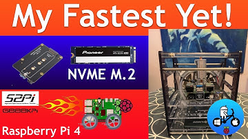 SUPERFAST storage NVME M.2. Raspberry Pi 4.