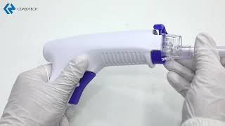 Disposable Pulse Lavage System Operation Orthopedic Surgical Irrigation