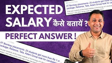 What is Your Expected Salary? Tips To Answer Salary Question in Job Interview