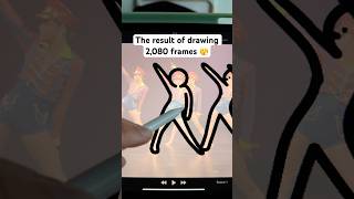 2080 drawings, 3 groovy dancers 🪩 rotoscope animation of Molly Long ‘Double Dutch Dance’ #animator