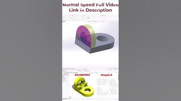 Quick 3D Modeling in SolidWorks – Beginner Example #Shorts #solidworks #ansysfluent