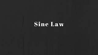 Math 20-1:  The Sine Law