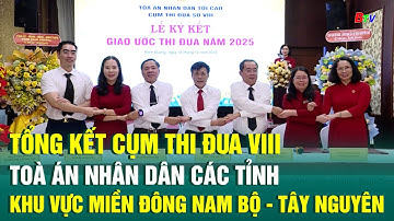 Tổng kết Cụm thi đua VIII Toà án Nhân dân các tỉnh khu vực miền Đông Nam Bộ - Tây Nguyên