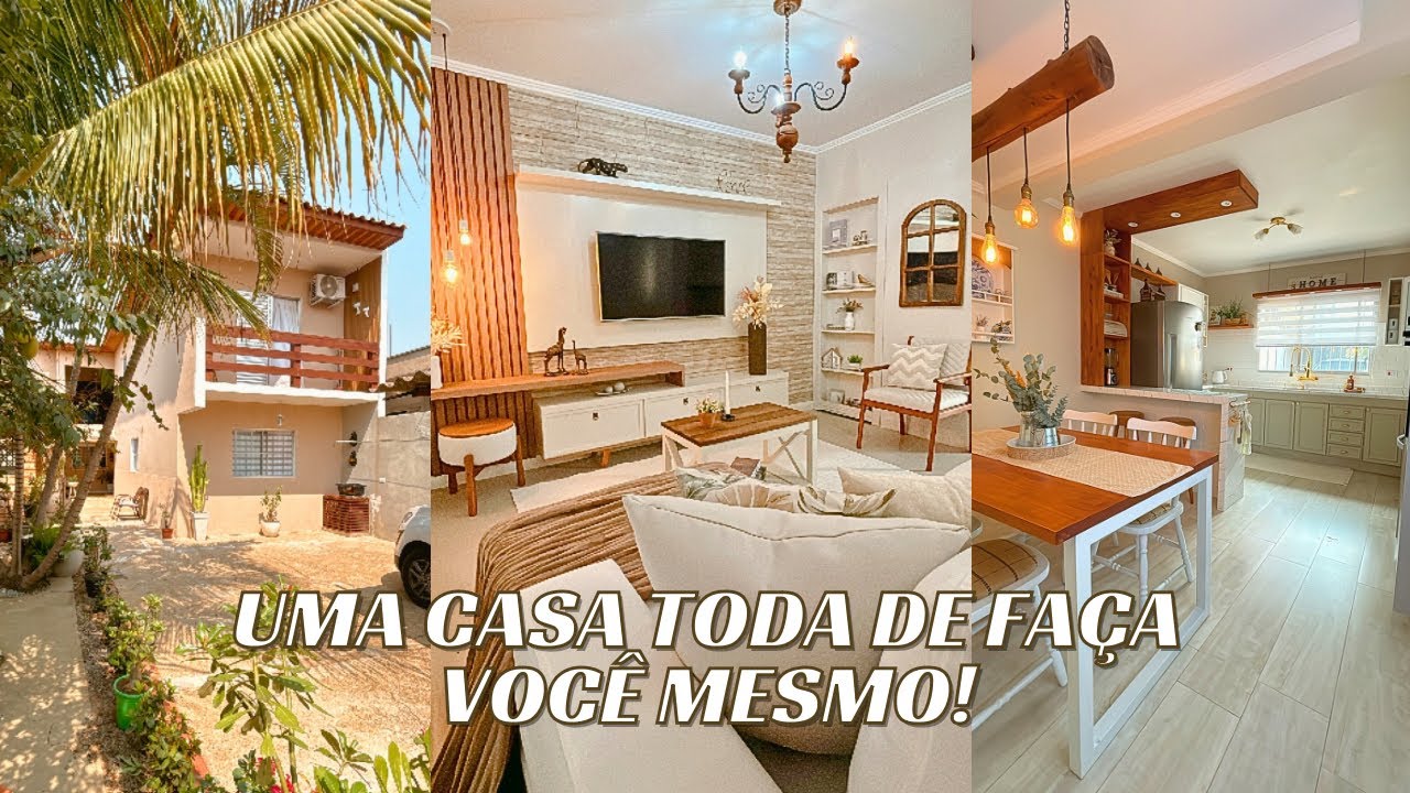 TOUR COMPLETO DETALHADO PELA MINHA CASA TODA DECORADA