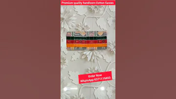 Pure Handloom Sambalpuri Cotton Sarees Weave Wonders Handlooms Handloom Indianhandloom Weaves 
