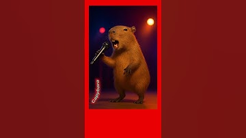 Capybara hóa ca sĩ trên sân khấu! 🎤✨| (Video do tôi thực hiện từ ChatGPT & Veo 3 AI) #shorts #music