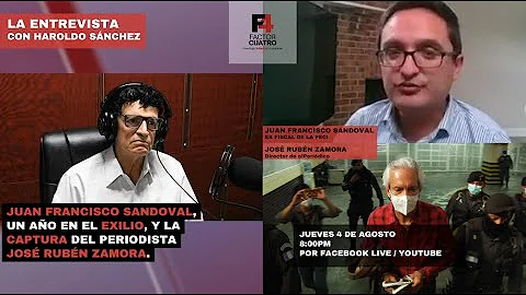 Juan Francisco Sandoval, un ao en el exilio. Y la ...