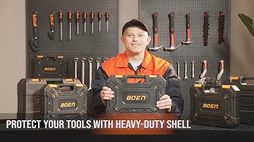 BOEN 1/2" Drive Impact Socket Set, 33 Piece Deep & Shallow Metric Socket Set 8mm to 22mm