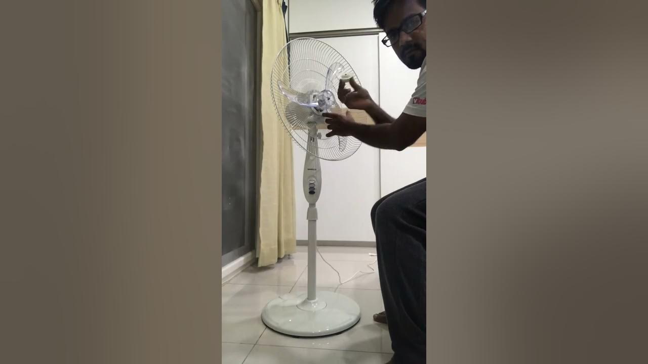 Easy steps to disassemble a pedestal fan Works for any fan Example of Havells Sprint Fan