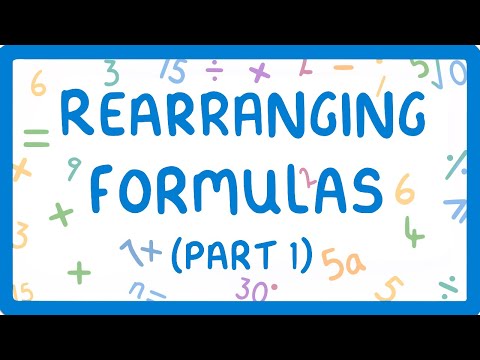 Gcse Maths - How To Rearrange Formulas 48