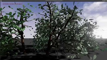 Unreal Engine 4 Trees with ambient motion