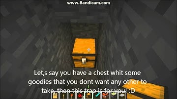 Minecraft 1.3.2 Some cool traps [Redstone Tutorial]