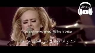 Set Fire To The Rain   Adele مترجمة عربى Resimi