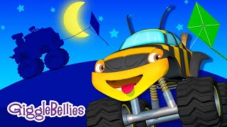 Learn Shapes Monster Truck Cartoons For Children Gigglebellies