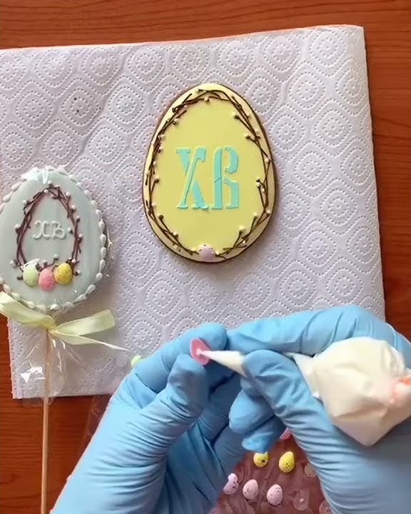 Роспись пряника «Пасхальное яйцо ХВ» к Светлой Пасхе [мастер-класс ...