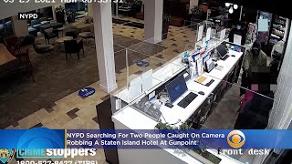 Police: Gunpoint Robbery Caught On Video Inside Lobby Of Staten Island Hotel