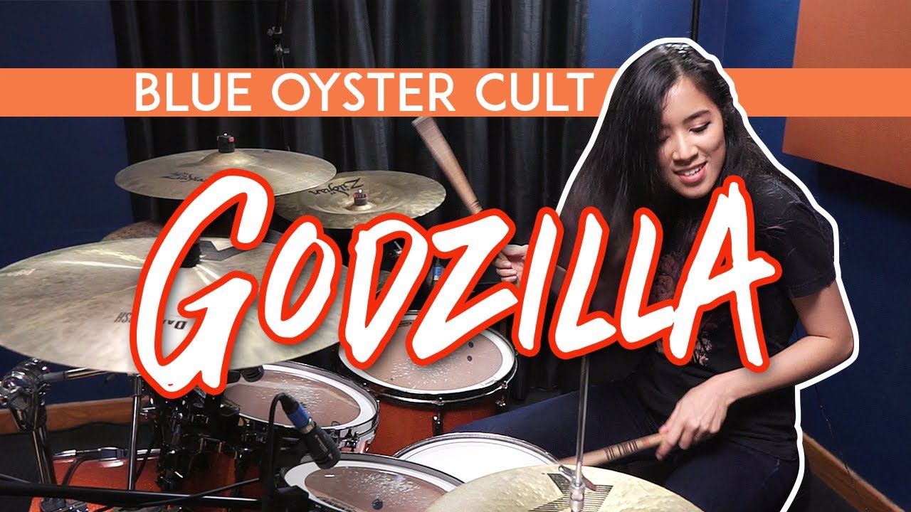 Blue Oyster Cult - Godzilla (drum cover by Christal)