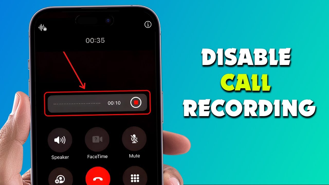 Как отключить запись звонков на iPhone?