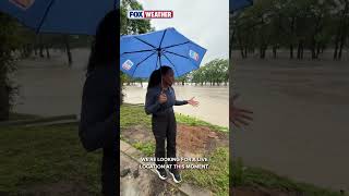 FOX Weather Correspondent Brandy Campbell LIVE In Kerrville Texas Covering Ongoing Flash Flooding
