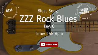 Rock Blues Backing Track Jam in C for BASS