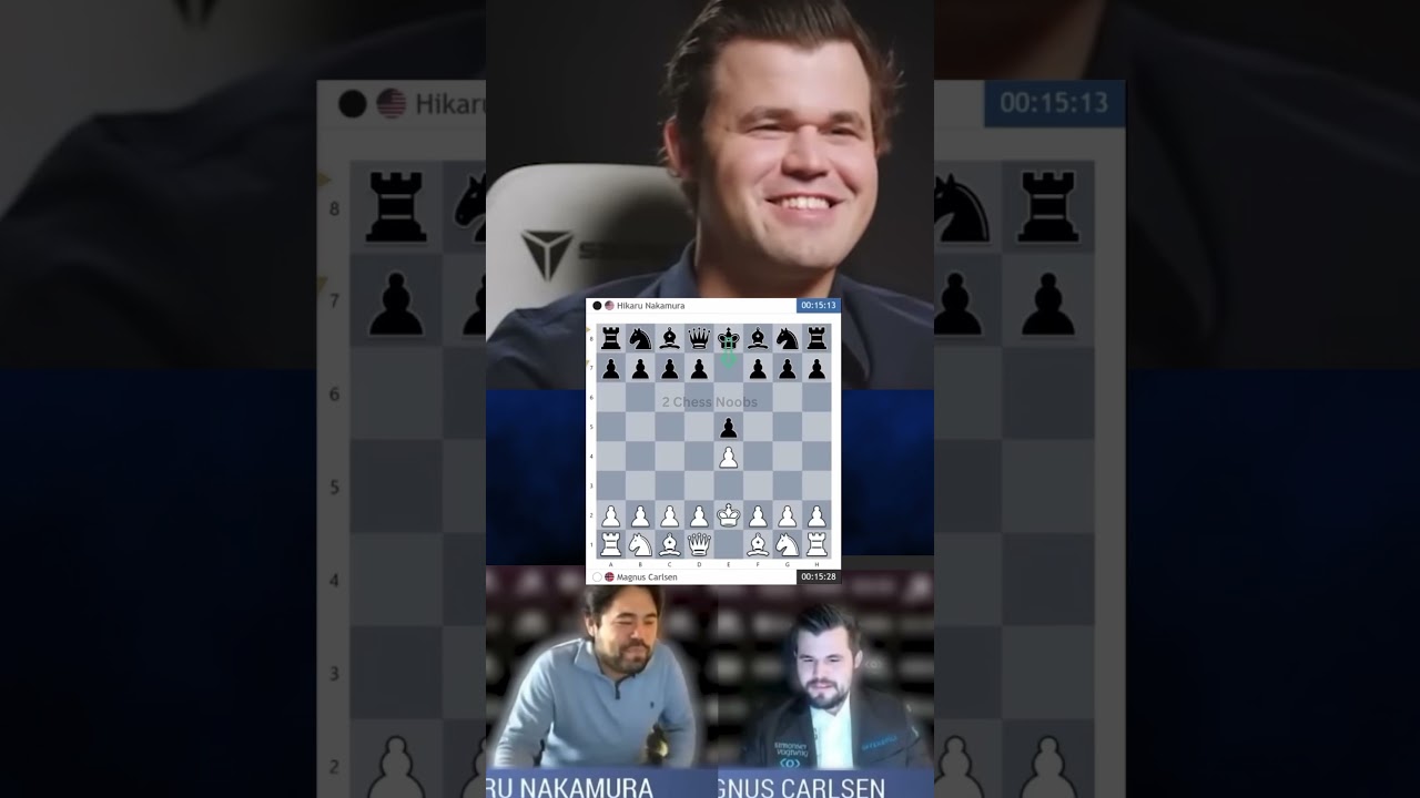 Magnus Carlsen and Hikaru Nakamura BONGCLOUD Opening Reaction