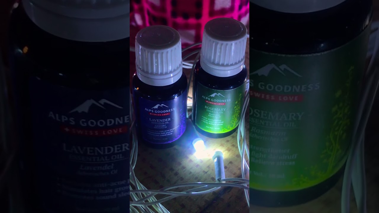 Lavender and rosemary essential oil from ALPS GOODNESS YouTube