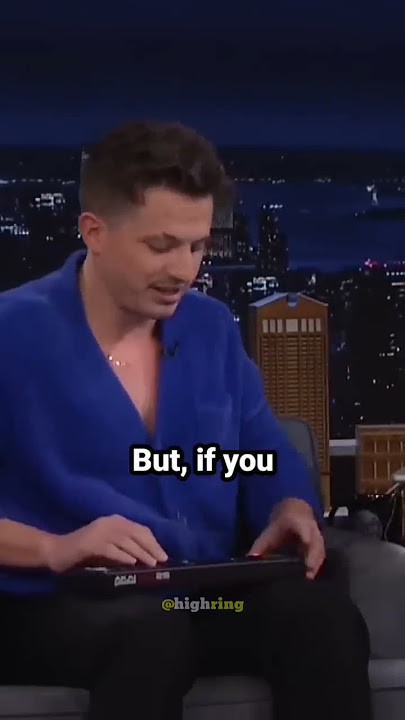 No Way! Charlie Puth just make a Music out of a Spoon and a Cup