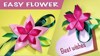 origami flower easy valentine sakura box