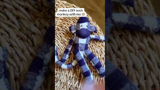 so cute 🐵 #creative #tutorial #aesthetic #artsandcrafts #sockmonkey #diyprojects #tutorial