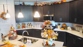 My Kitchen Decorated For Fall 🧡🍁🧡  Fall Series 2025🧡🍁🧡