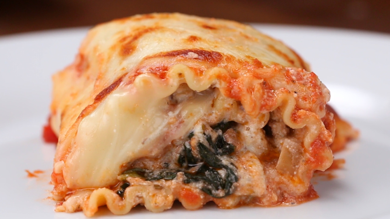 Make-Ahead Lasagna Roll-Ups | Tasty