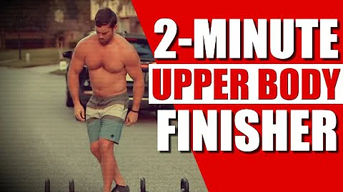 2 Minute Kettlebell Shoulder & Core Finisher [Builds Strength and Burns Fat!] | Chandler Marchman