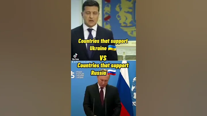 Countries that support Ukraine vs Russia - DayDayNews