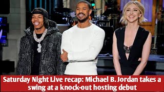 Saturday Night Live recap: Michael B. Jordan takes a swing at a knock-out hosting debut