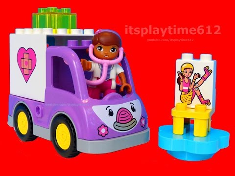 YouTube thumbnail: LEGO Duplo Doc McStuffins Rosie the Ambulance - Video 345