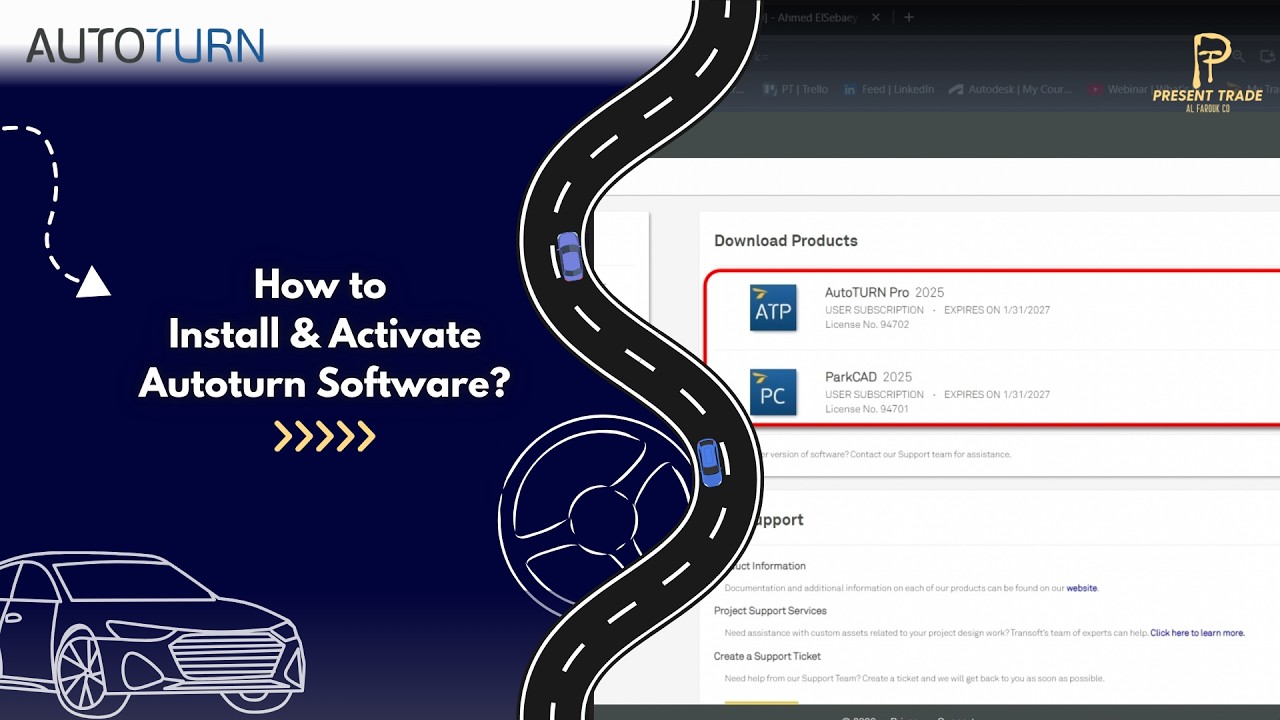 How to Install & Activate Autoturn Software on Civil 3D ? - YouTube
