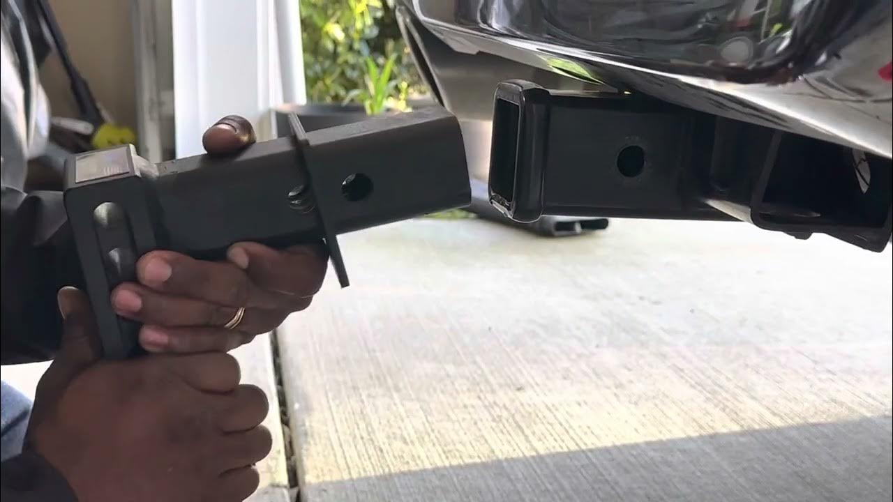 B&W Tow and Stow Anti Theft Plate Install YouTube