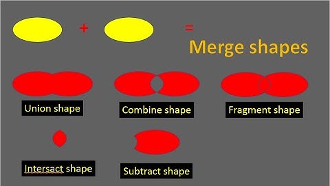 How to merge shapes in microsoft powerpoint 2016