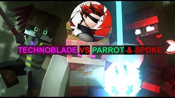 ♪Lies You Keep♪ - Technoblade VS Parrot & Spoke By @EthanAnimatez  | Reaction #6