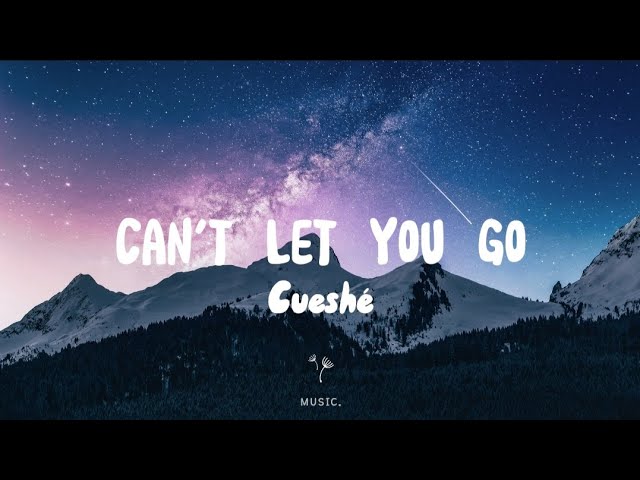 Cueshé - Can't Let You Go (Lyrics)