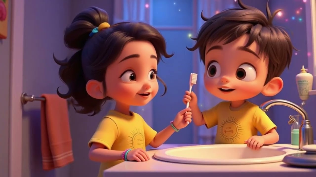 Brush-a-Brush Dance Party! 🕺🦷 |let's brush teeth together|