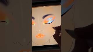 Digital Makeup Face Chart Art 01 | Beauty Inspo | iPad Creative Process | ASMR Digital Makeup Face Chart Art 01 | Beauty Inspo | iPad Creative Process | ASMR