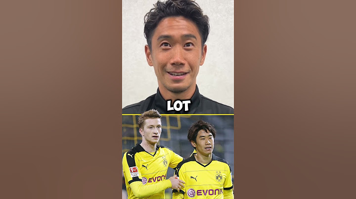 💬 Shinji Kagawa über Marco Reus. Legenden. 🫶
