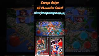 Savage Reign All Character Select #fredfromphilippines