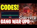 NEW! ALL WORKING GANG WAR UPDATE CODES FOR SORCERER INCREMENTAL! ROBLOX SORCERER INCREMENTAL CODES