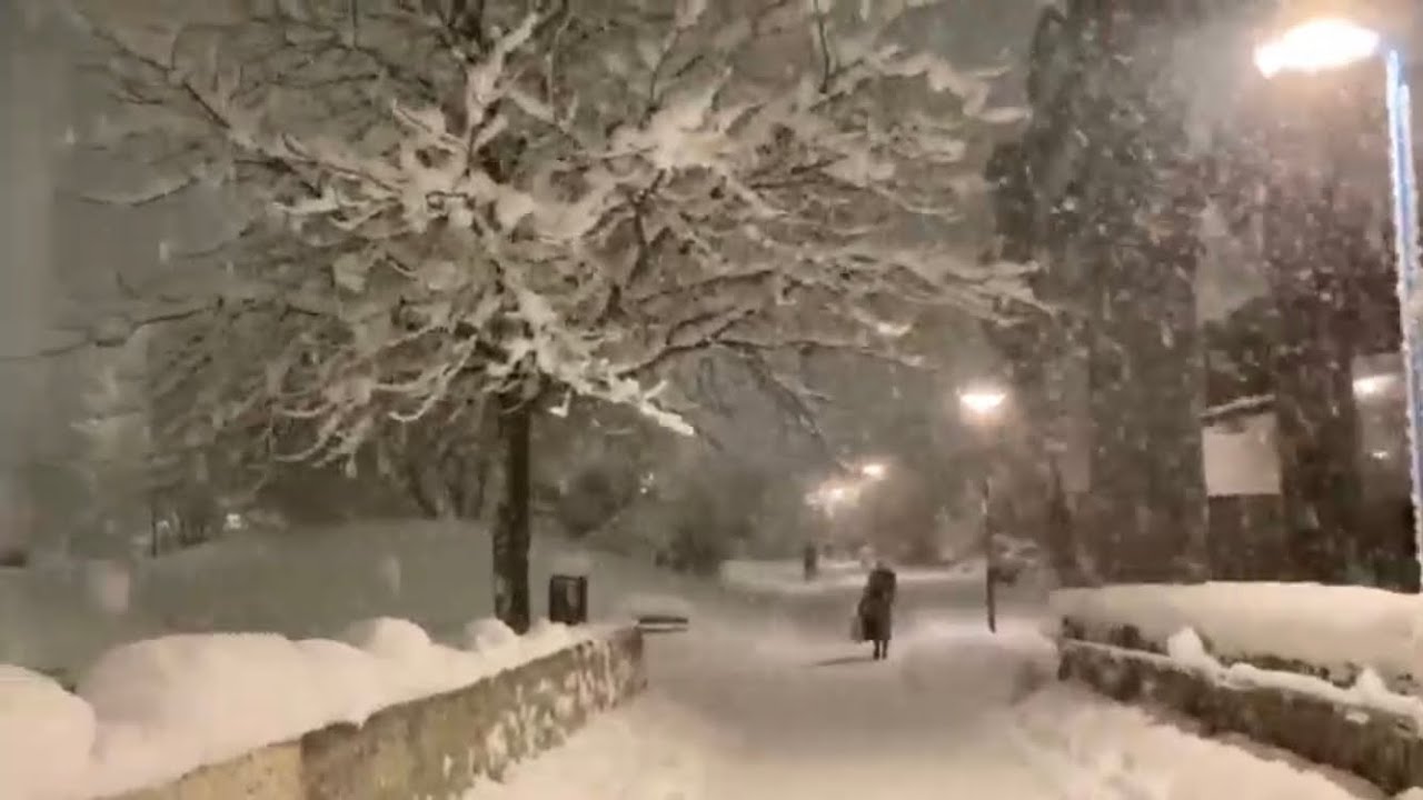 For snow lovers || The entire city is covered in snow in November,Stockholm Sweden