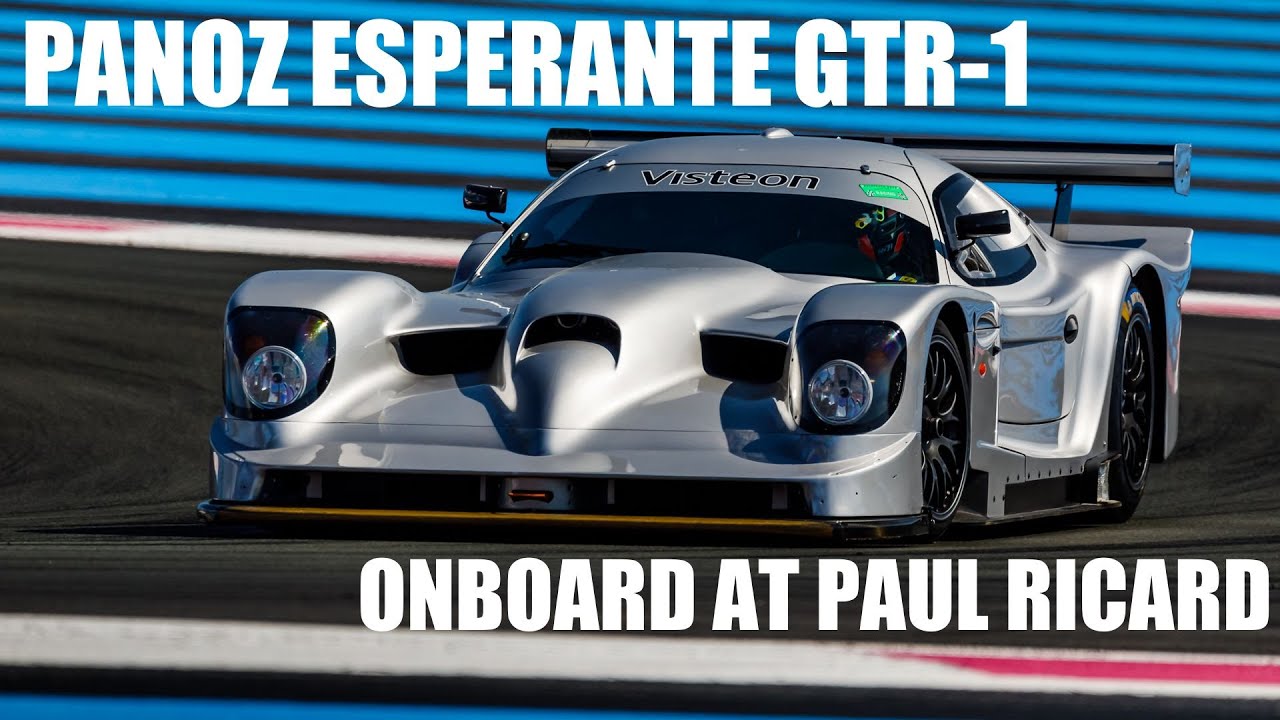 Panoz Esperante GTR-1 onboard at Paul Ricard